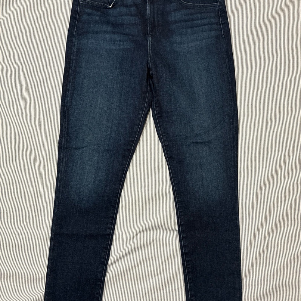 Joe's Jeans Flawless The Icon Mid Rise Skinny Ankle Jeans Sz 33 Blue